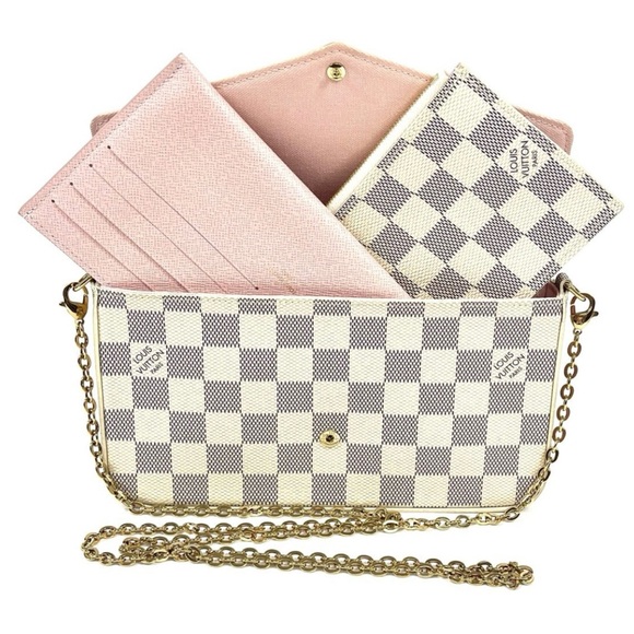 Louis Vuitton Handbags - LOUIS VUITTON  Calfskin Felicie Card Holder Insert Rose Ballerine
